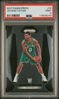 2017 Panini Prizm 16 Jayson Tatum PSA
