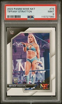 2022 Panini Wwe Nxt 74 Tiffany Stratton PSA 9