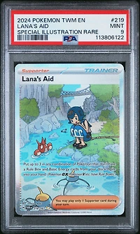 2024 Pokemon Twm En-twilight Masquerade 219 Lana's Aid Special Illustration Rare PSA