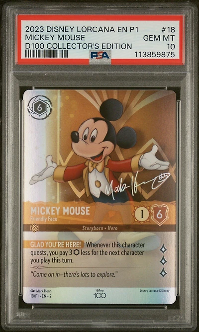 2023 Disney Lorcana En P1-promo 18 Mickey Mouse