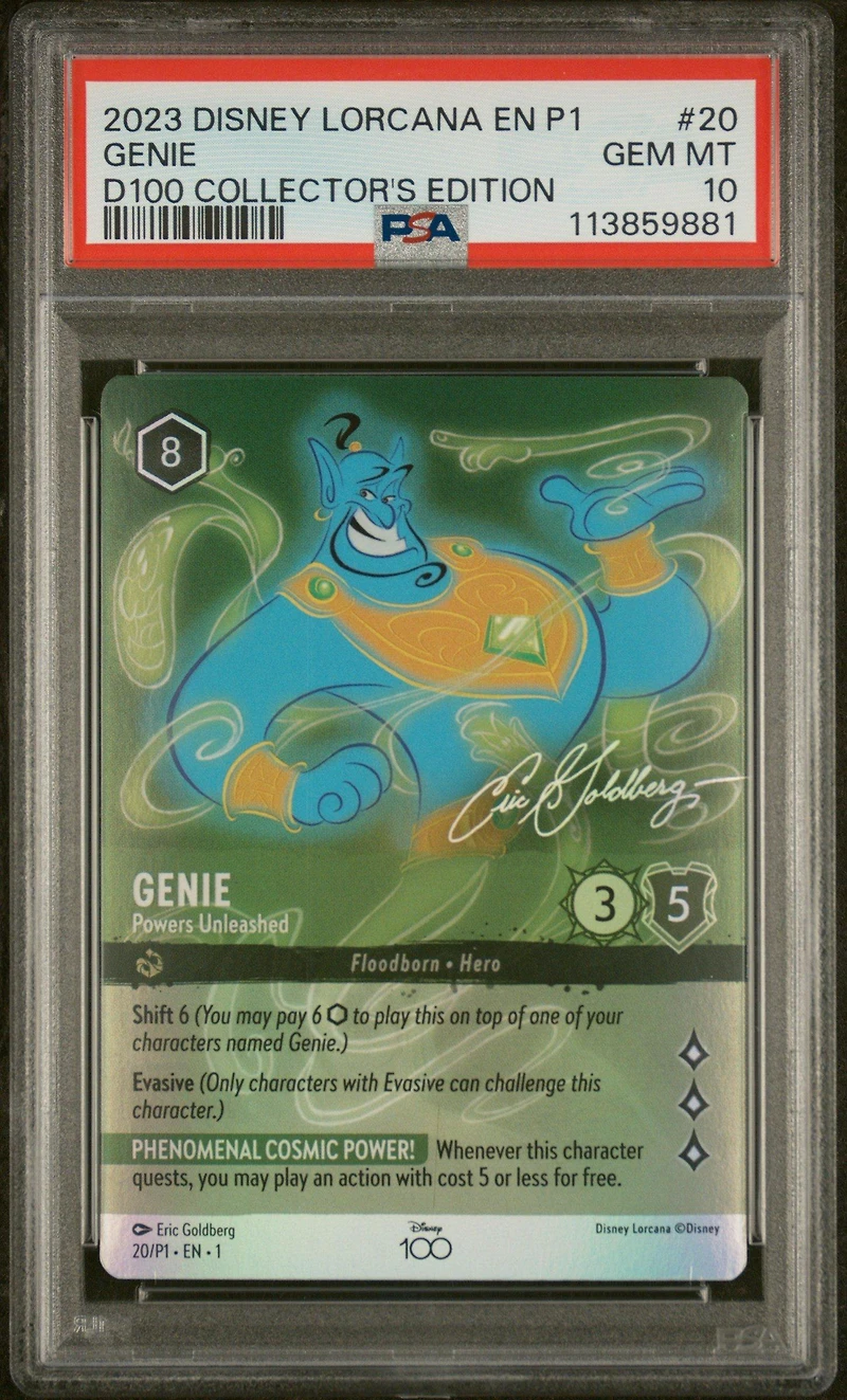 2023 Disney Lorcana En P1-promo 20 Genie