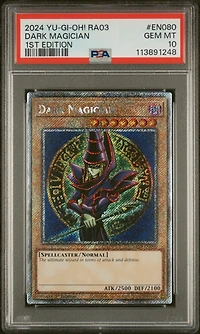2024 Yu-gi-oh! Ra03-quarter Century Bonanza En080 Dark Magician 1st Edition PSA 10