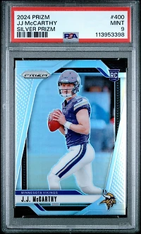 2024 Panini Prizm 400 Jj Mccarthy Silver Prizm PSA