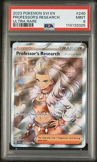 2023 Pokemon Svi En-scarlet & Violet Professor's Research Ultra Rare PSA