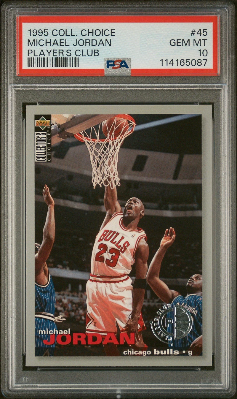 1995 Collector's Choice Michael Jordan Player's Club PSA 10