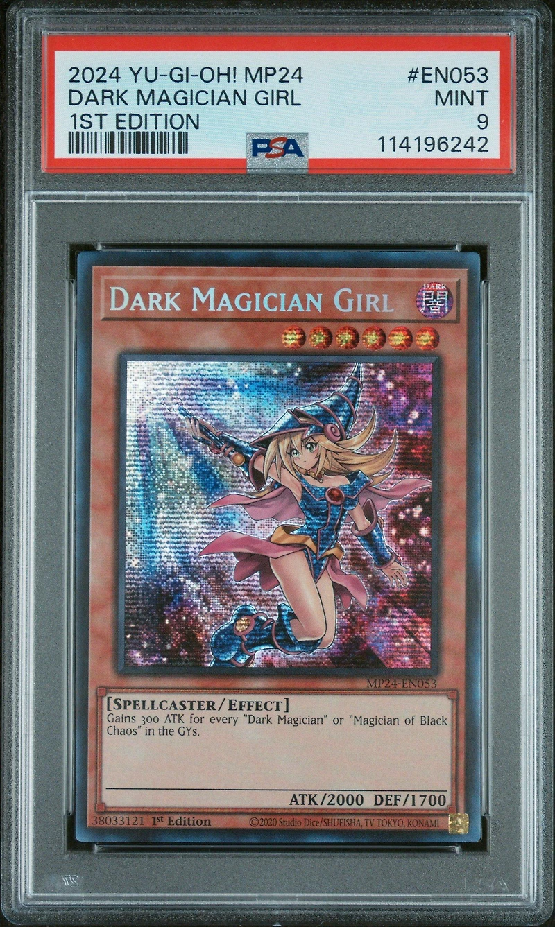 2024 Yu-gi-oh! Mp24-25th Anniversary Tin: Dueling Mirrors En053 Dark Magician Girl 1st Edition PSA