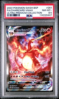 2022 Pokemon Swsh Black Star Promo 261 Full Art/charizard Vmax Sword & Shield Ultra-premium Collection-charizard PSA NM-MT+ 8.5