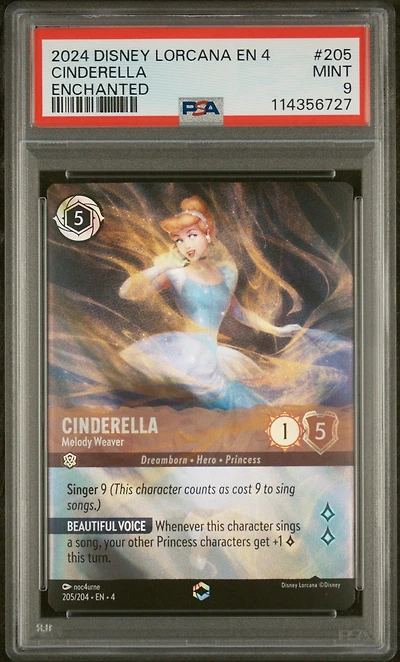 2024 Disney Lorcana En 4-ursula's Return 205 Cinderella