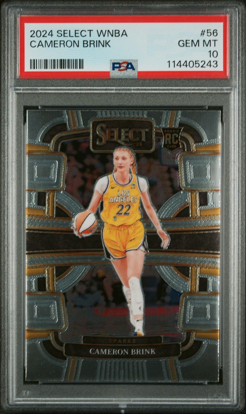 2024 Panini Select Wnba 56 Cameron Brink PSA 10