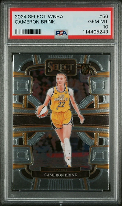 2024 Panini Select Wnba 56 Cameron Brink PSA 10
