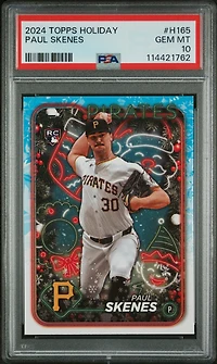 2024 Topps Holiday H165 Paul Skenes PSA 10