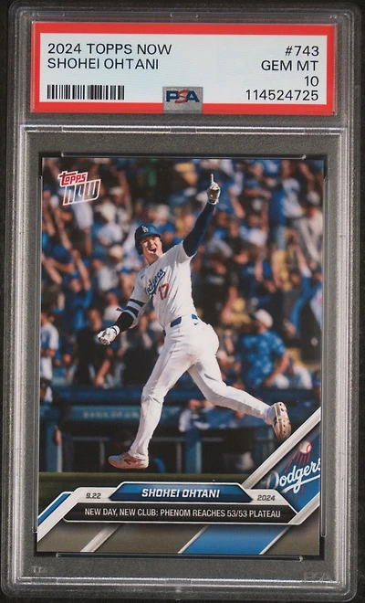 2024 Topps Now Shohei Ohtani PSA 10