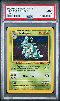2000 Pokemon Game Base Ii 12 Nidoqueen-holo PSA
