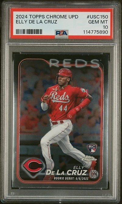 2024 Topps Chrome Update Usc150 Elly De La Cruz PSA 10