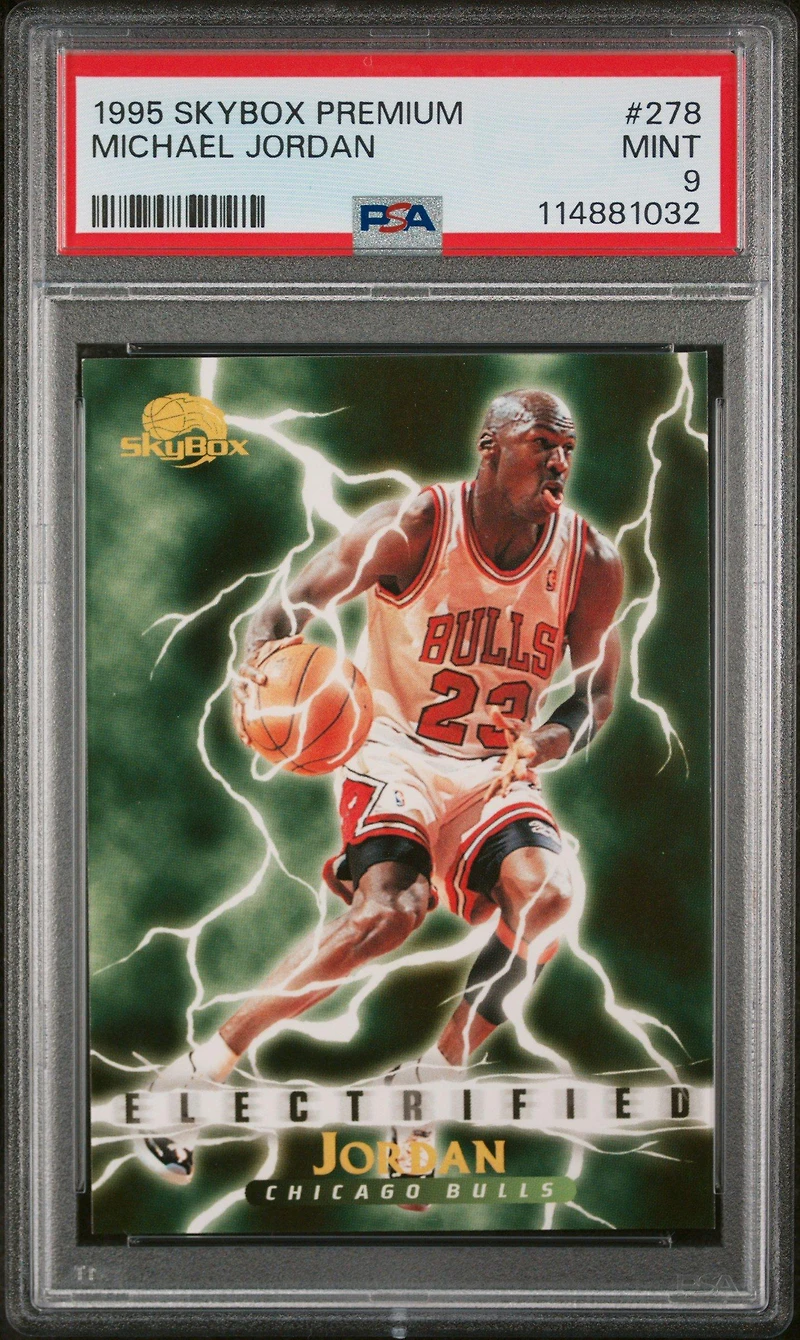 1995 Skybox Premium 278 Michael Jordan PSA 9