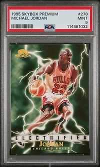 1995 Skybox Premium 278 Michael Jordan PSA 9