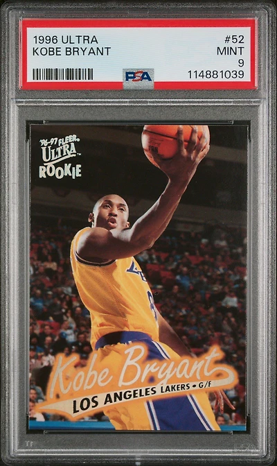 1996 Ultra 52 Kobe Bryant PSA 9