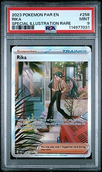 2023 Pokemon Par En-paradox Rift 258 Rika Special Illustration Rare PSA 9