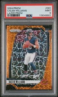 2024 Panini Prizm 301 Caleb Williams Lazer Prizm PSA 9