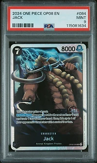 2024 One Piece Op08-two Legends 084 Jack PSA 9