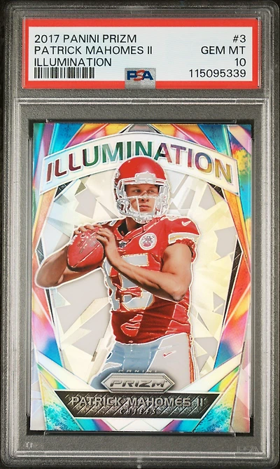 2017 Panini Prizm Illumination 3 Patrick Mahomes Ii PSA