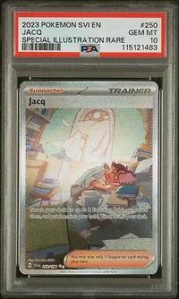 2023 Pokemon Svi En-scarlet & Violet 250 Jacq Special Illustration Rare PSA 10