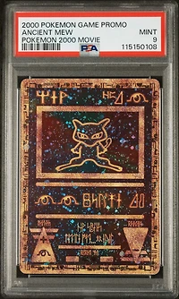 2000 Pokemon Game Movie Ancient Mew Pokemon 2000 Movie PSA 9