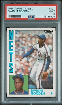 1984 Topps Traded 42t Dwight Gooden PSA