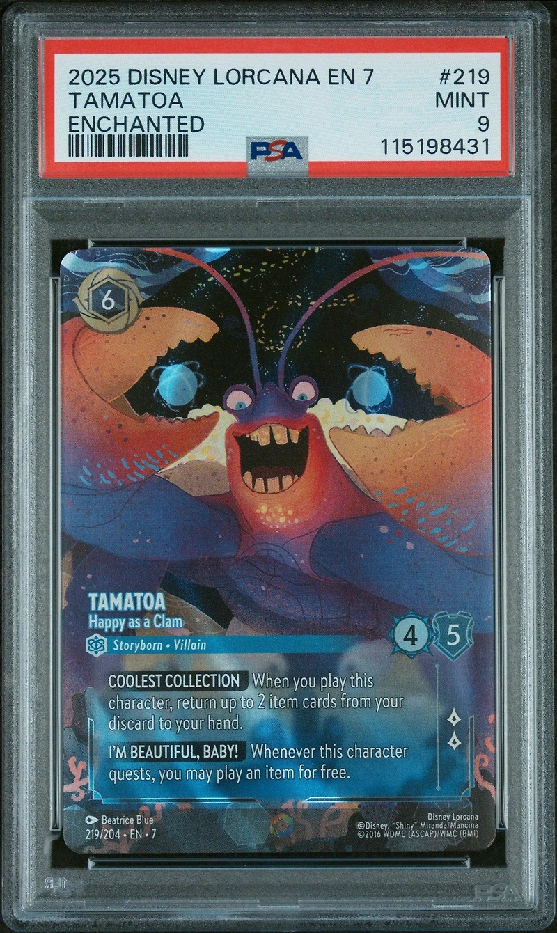 2025 Disney Lorcana En 7-archazia's Island 219 Tamatoa