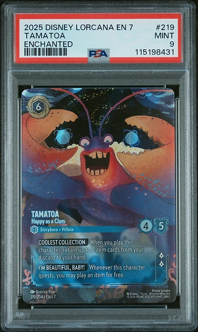 2025 Disney Lorcana En 7-archazia's Island 219 Tamatoa