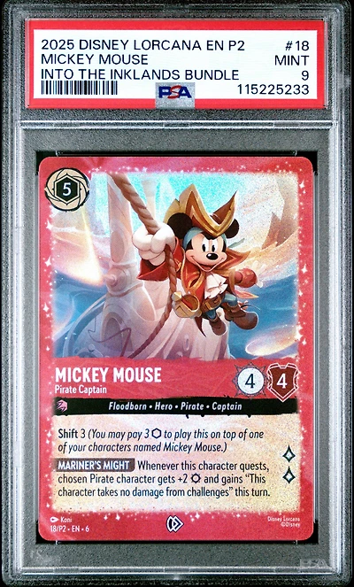 2025 Disney Lorcana En P2-promo 18 Mickey Mouse