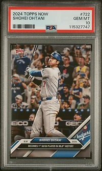 2024 Topps Now 722 Shohei Ohtani PSA 10