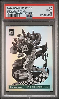 2024 Panini Donruss Optic Downtown Legends 7 Eric Dickerson PSA