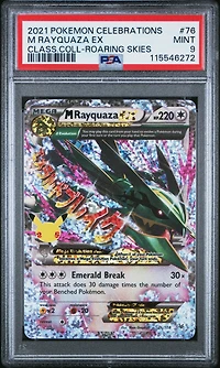 2021 Pokemon Celebrations Classic Collection 76 M Rayquaza Ex PSA