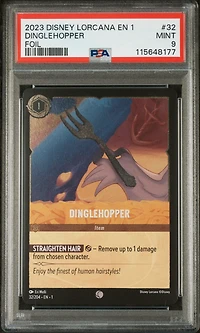 2023 Disney Lorcana En 1-the First Chapter 32 Dinglehopper Foil PSA 9