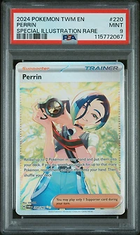 2024 Pokemon Twm En-twilight Masquerade 220 Perrin Special Illustration Rare PSA