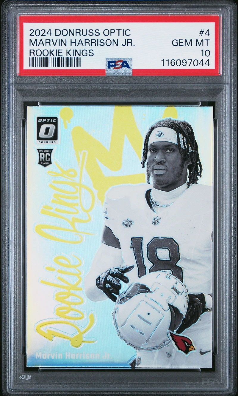 2024 Panini Donruss Optic Rookie Kings 4 Marvin Harrison Jr. PSA 10