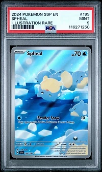 2024 Pokemon Ssp En-surging Sparks 199 Spheal Illustration Rare PSA
