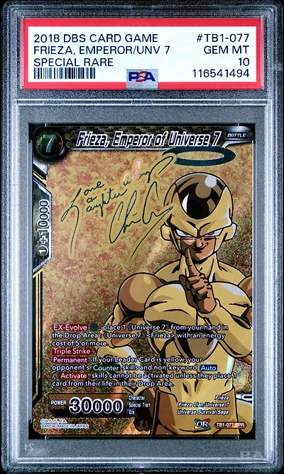 2018 Dragon Ball Super Card Game Themed Booster 1 Tournament Of Power Tb1-077 Frieza