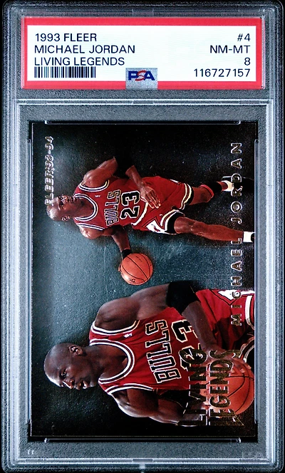 1993 Fleer Living Legends 4 Michael Jordan PSA