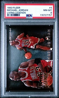 1993 Fleer Living Legends 4 Michael Jordan PSA