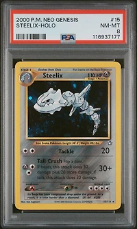 2000 Pokemon Neo Genesis 15 Steelix-holo PSA