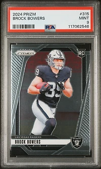 2024 Panini Prizm 315 Brock Bowers PSA