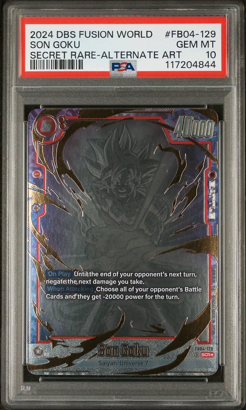 2024 Dragon Ball Super Card Game Fusion World Ultra Limit Fb04-129 Son Goku Secret Rare-alternate Art PSA 10