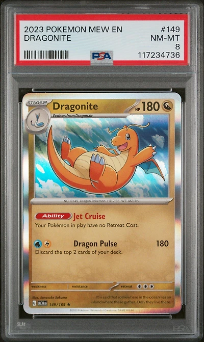 2023 Pokemon Mew En-151 149 Dragonite PSA
