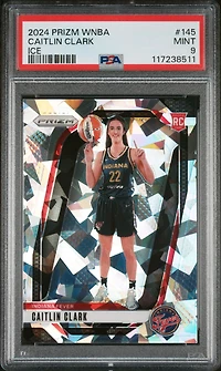 2024 Panini Prizm Wnba 145 Caitlin Clark Ice PSA 9