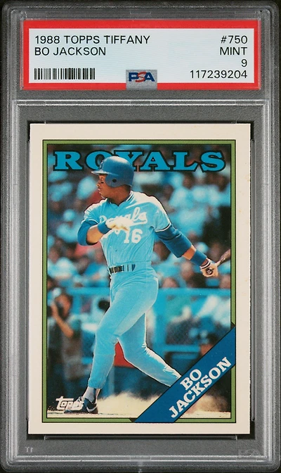 1988 Topps Tiffany 750 Bo Jackson PSA 9