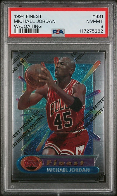 1994 Finest 331 Michael Jordan W/coating PSA