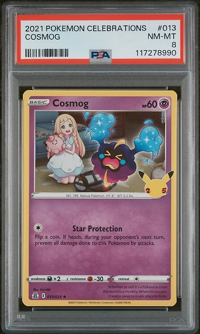 2021 Pokemon Celebrations 013 Cosmog PSA
