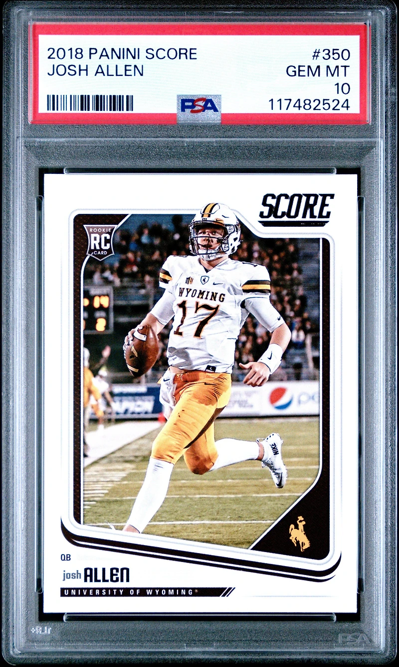 2018 Panini Score 350 Josh Allen PSA 10